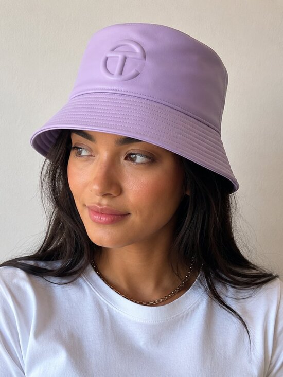 Telfar Lavender Faux Leather Bucket Hat L/XL NWT w/ Dust Bag Unisex main image 6